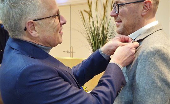 Präsident Michael Hahn und Dr. Marcus Rudolf Götz (Foto: Hanne Lucas)